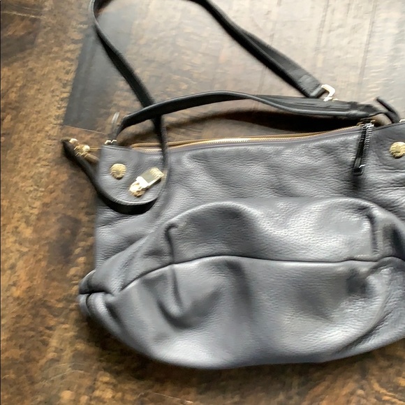 Furla gray bag with black accent / gold fixtures - Picture 3 of 6